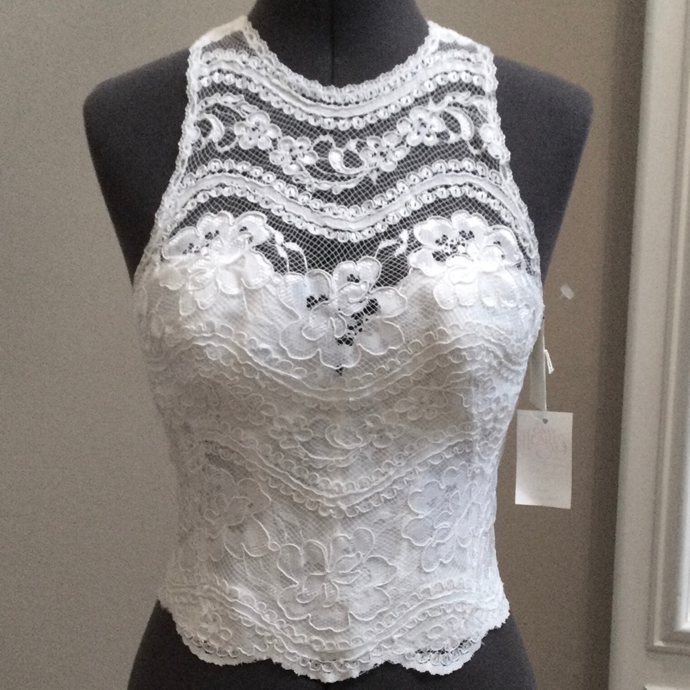 Stunning New White Lace Bralette